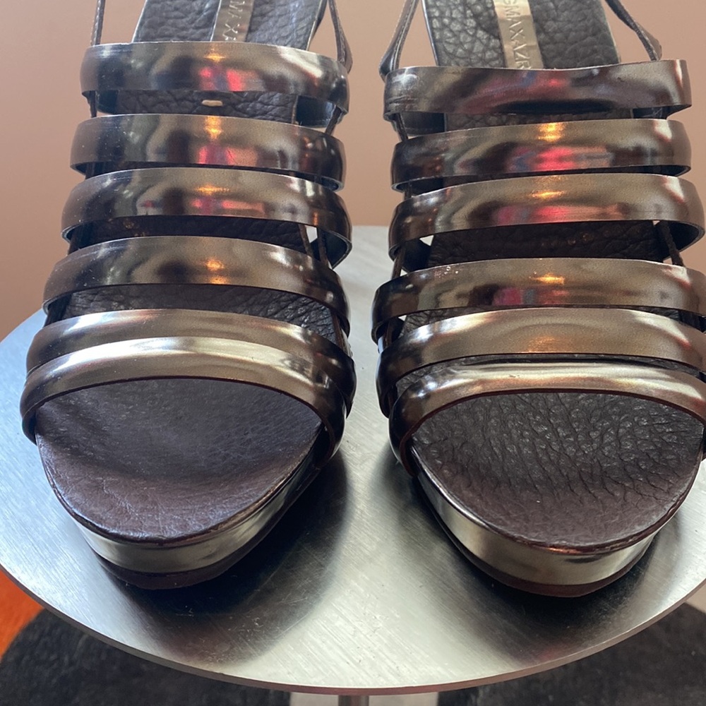NEW BCBGMAXAZRIA MANDY PLATFORM SANDALS - Picture 3 of 16